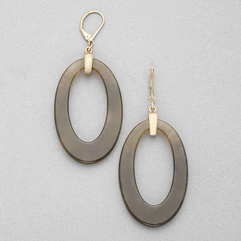 Dangle Hoop Earring, , large