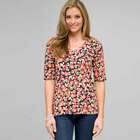 Floral V-neck Knit, , small
