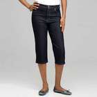 Classic Denim Straight Leg Capri, , small