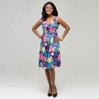 Floral V-Neck Dress, , small