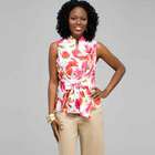 Floral Tie Front Shirt, , small