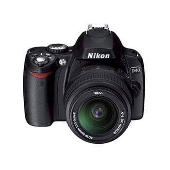 Nikon D40 Digital SLR Camera w/18-55mm Lens, , large